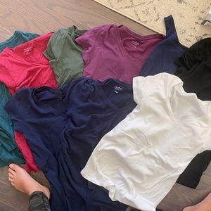 Maternity long and short sleeve shirts M & L